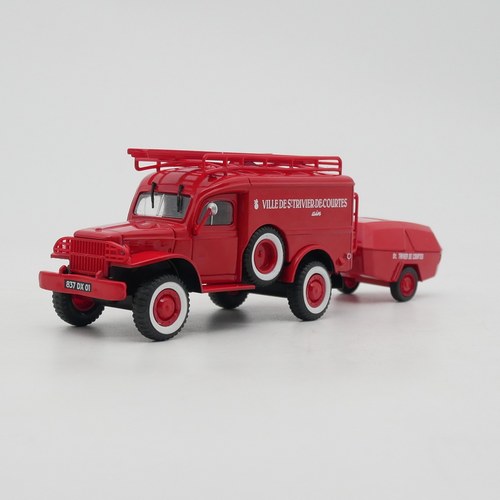 ixo 1:43 Dodge WC54 道奇法国消防车合金汽车模收藏玩具车车