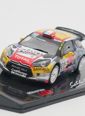 ixo 1:43 Citroen DS 3 WRC 2016 LOEB雪铁龙拉力赛合金汽车模型