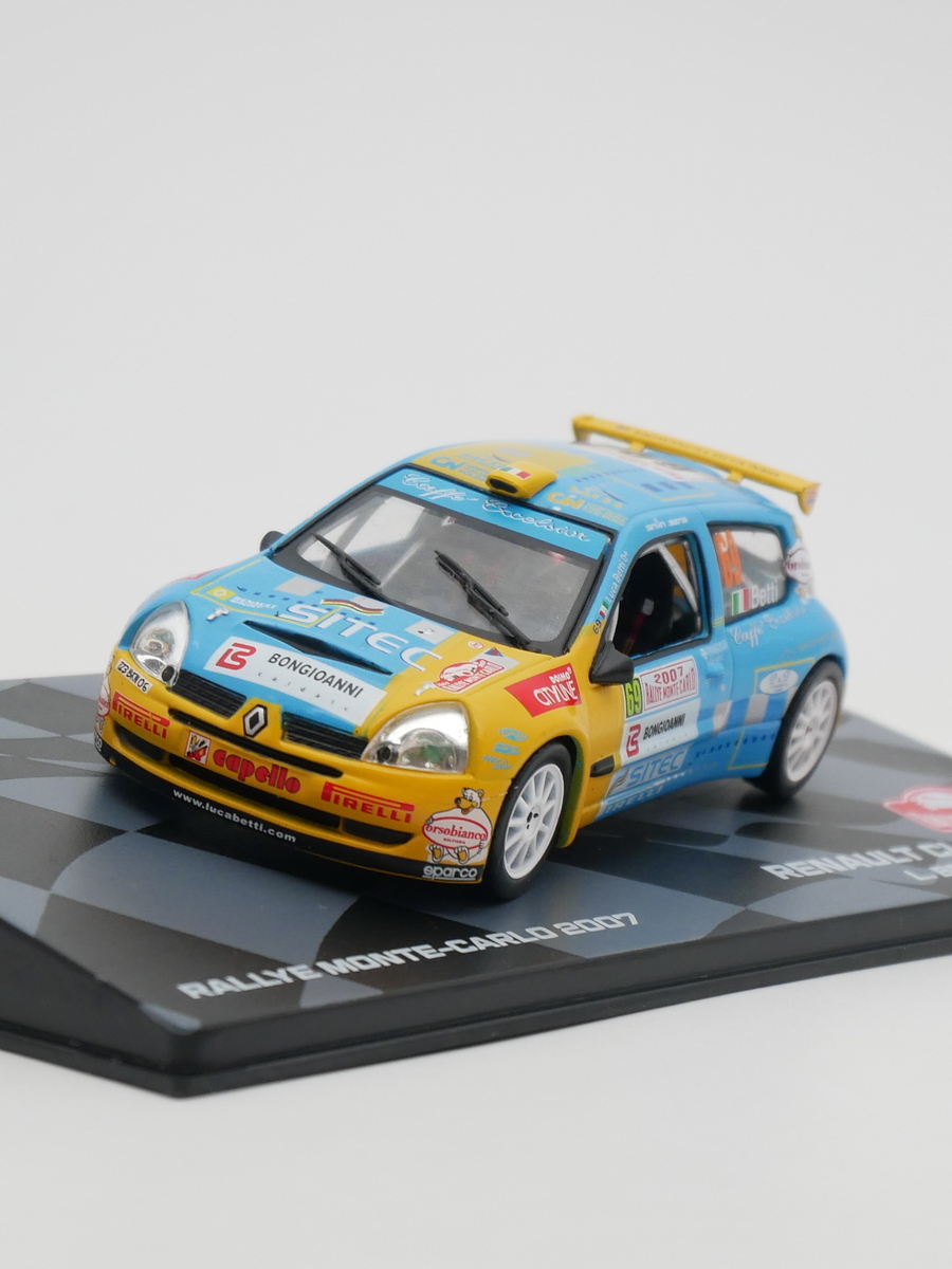 ixo 1:43 Renault Clio S1600 WRC 2007雷诺拉力赛车合金车模型玩