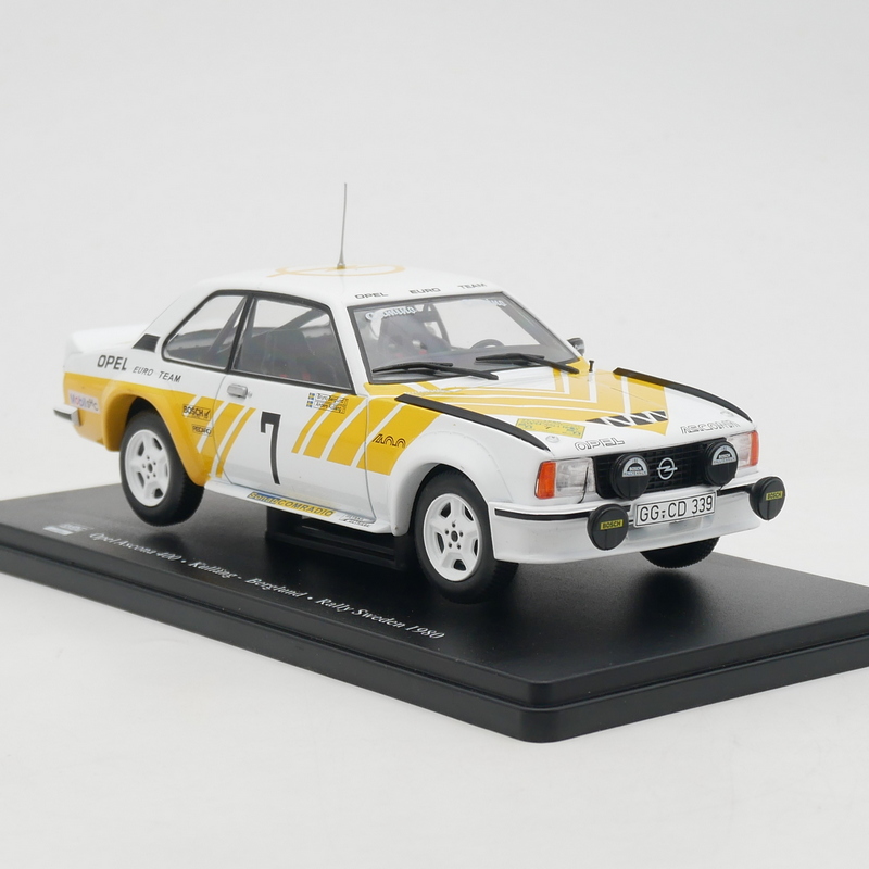 IXO 1:24 Opel Ascona 400 WRC 1980欧宝拉力赛车合金汽车模型