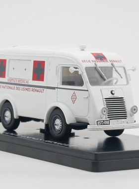 ixo 1:43 Renault 206 E1 AMBULANCE 雷诺救护车合金汽车模型玩具