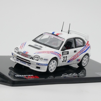 ixo 1:43 Toyota Corolla WRC 2000 Loeb丰田卡罗拉拉力赛车模型