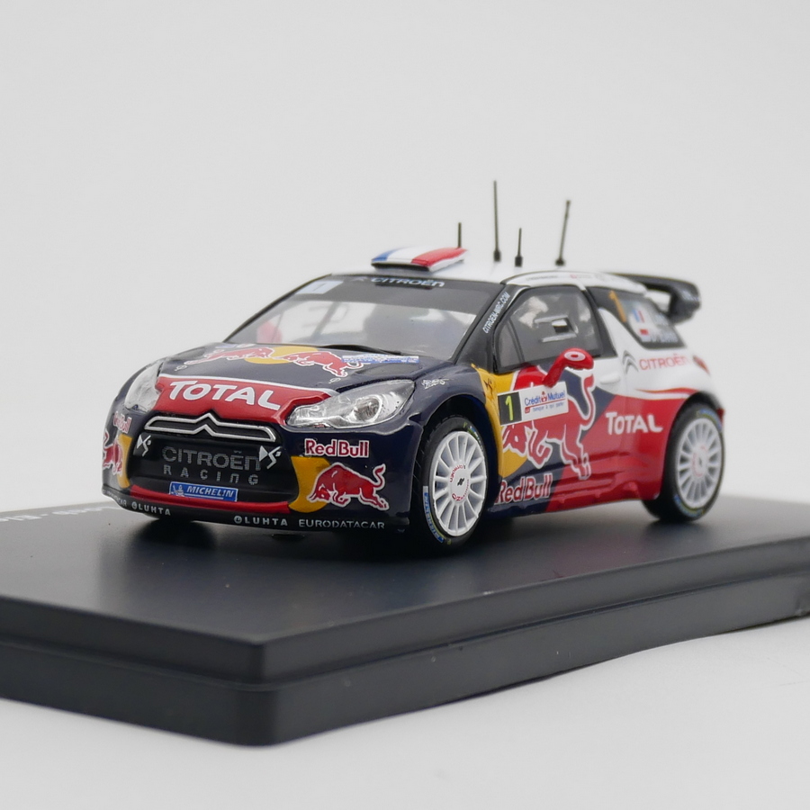 ixo 1:43 Citroen DS3 WRC 2012 Loeb雪铁龙勒布拉力赛汽车模型