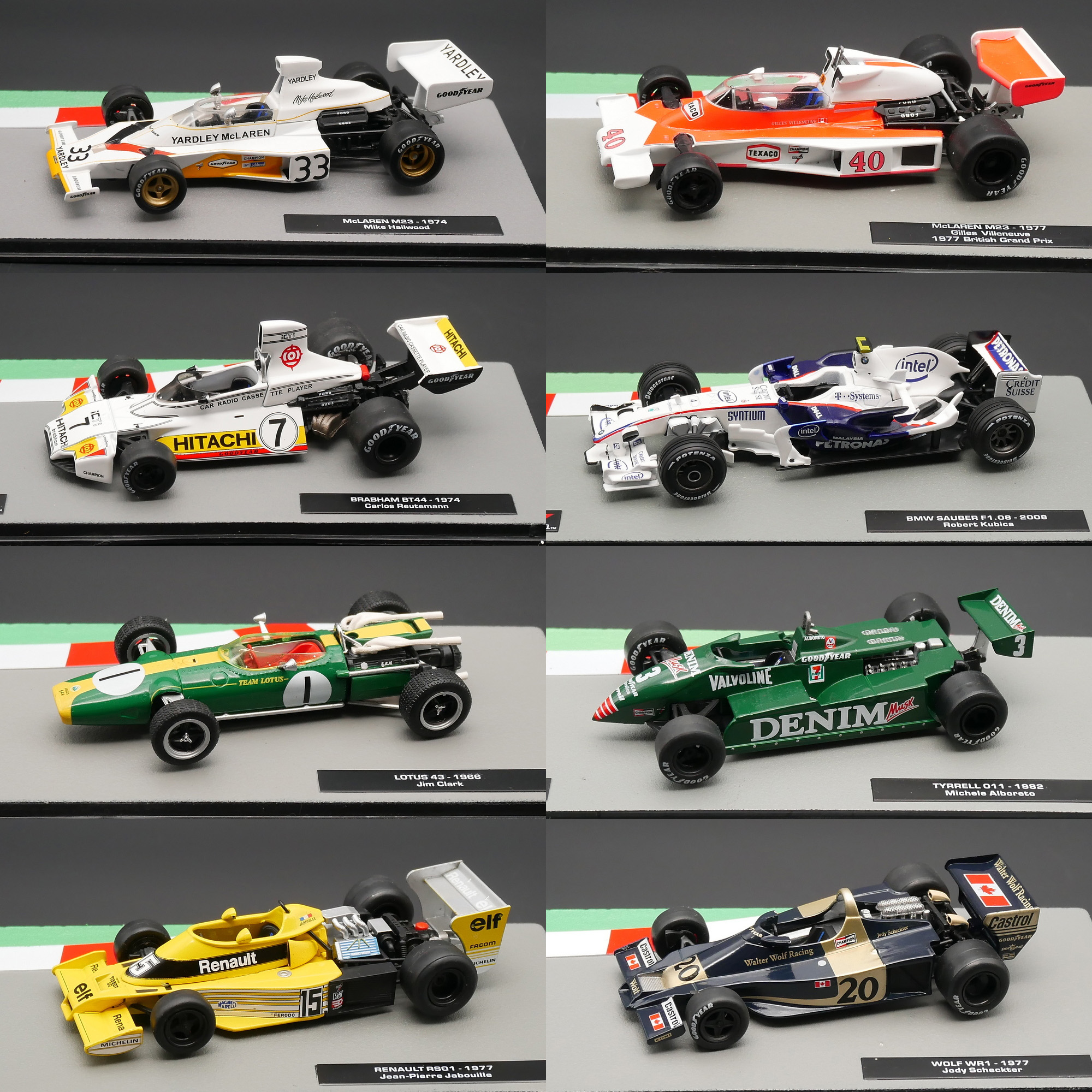 ixo 1:43 F1赛车模型玩具车Lotus Mclaren BMW Tyrrell Renault