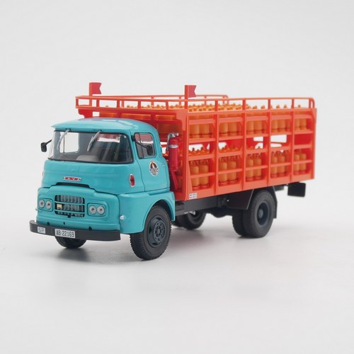 ixo 1:43 Sava SH800萨瓦卡车瓶装燃气运输车合金汽车模型玩具车