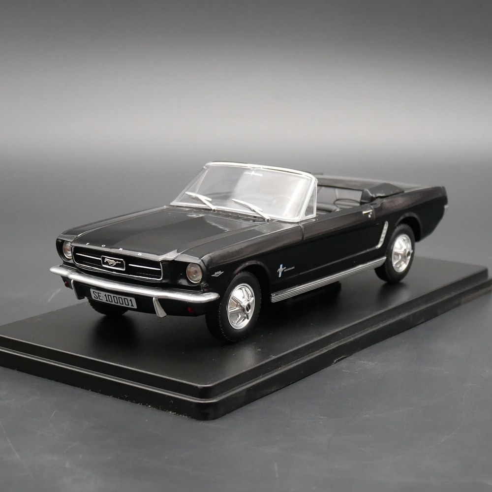 ixo 1:24 ford mustang 1965福特野马敞篷跑车合金汽车模型玩具车