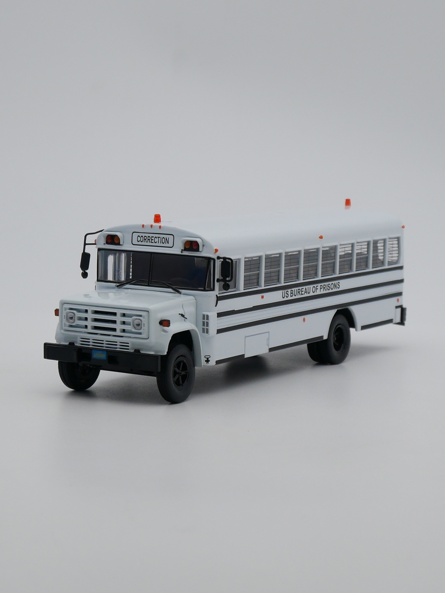 ixo 1:43 GMC School Bus通用校车美国监狱巴士合金汽车模型玩具