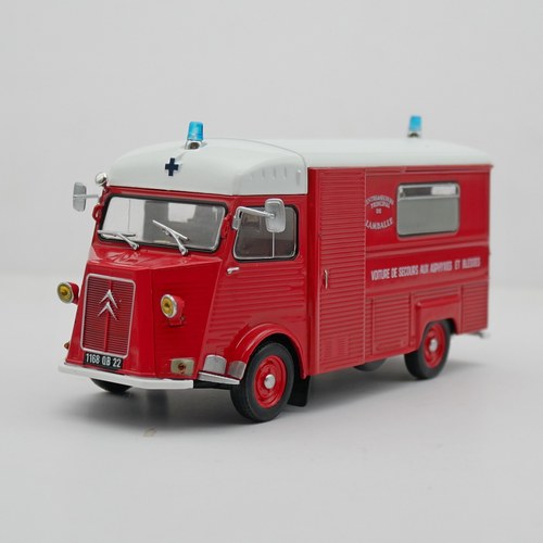 ixo 1:43 Citroen Type HY雪铁龙H型消防车合金汽车模型金属玩具
