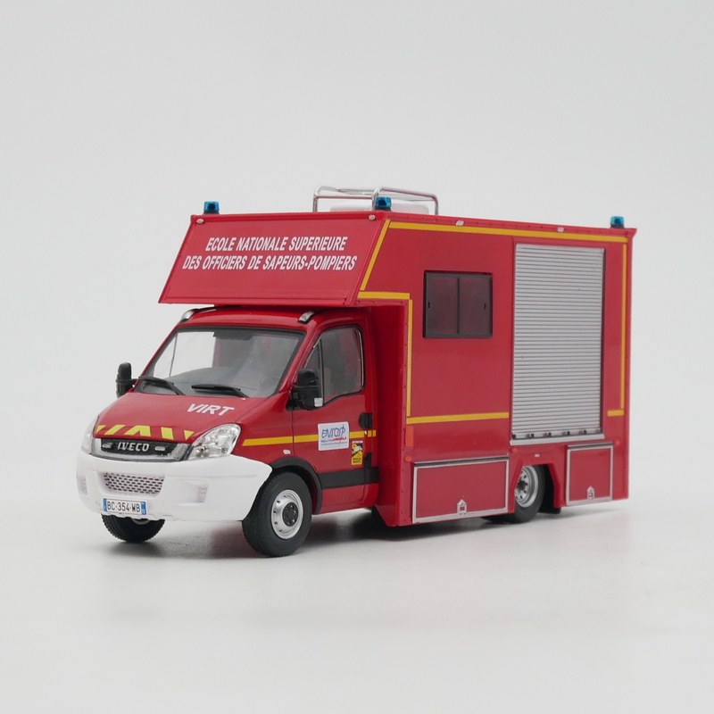 Ixo 1:43 iveco Daily ENSOSP VIRT依维柯法国消防车合金汽车模型图片