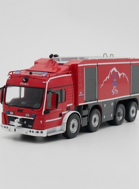 Ixo 1:43 MAN TGS Proteus大曼德国消防车合金汽车模型金属玩具车