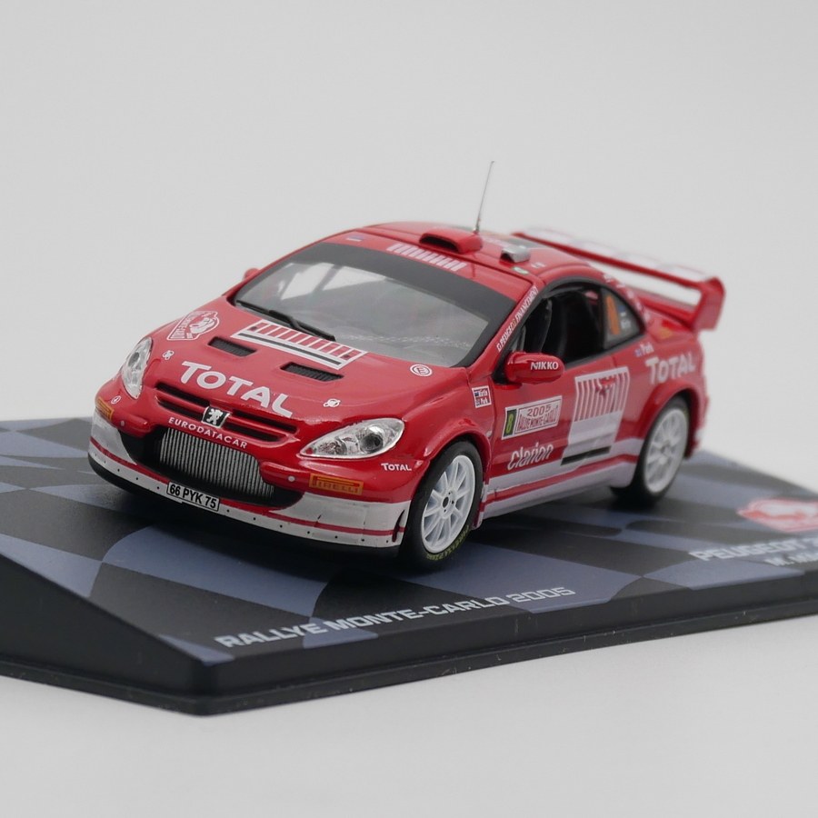 ixo 1:43 peugeot 307 wrc 2005标致拉力赛车合金汽车模型玩具车