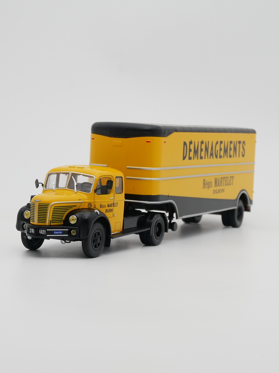 ixo 1:43 Berliet TLR 1959法国贝埃利拖头货柜车拖挂车汽车模型