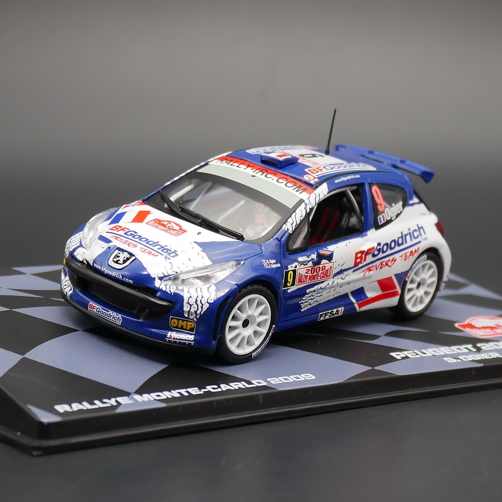 ixo 1:43 Peugeot 207 S2000 WRC 2009标致拉力赛合金汽车模型