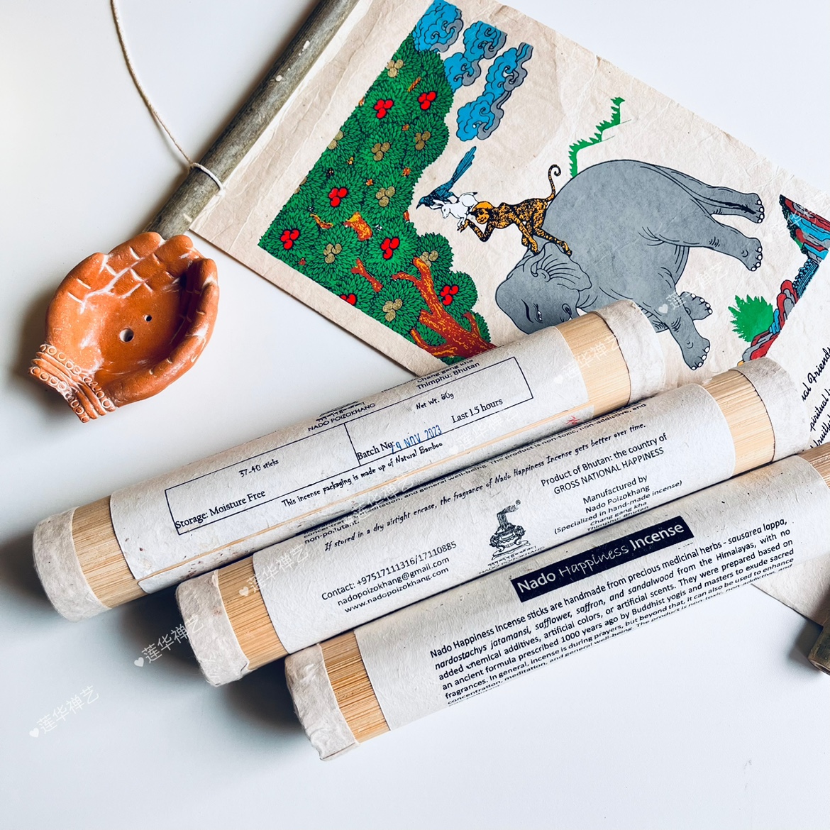 幸福竹筒A级纯天然不丹藏香nado