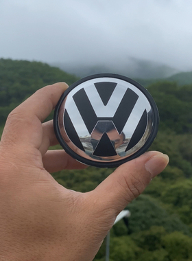 大众高尔夫轮毂盖201218 19 20 22 23款车胎钢圈轮毂中心盖原车标