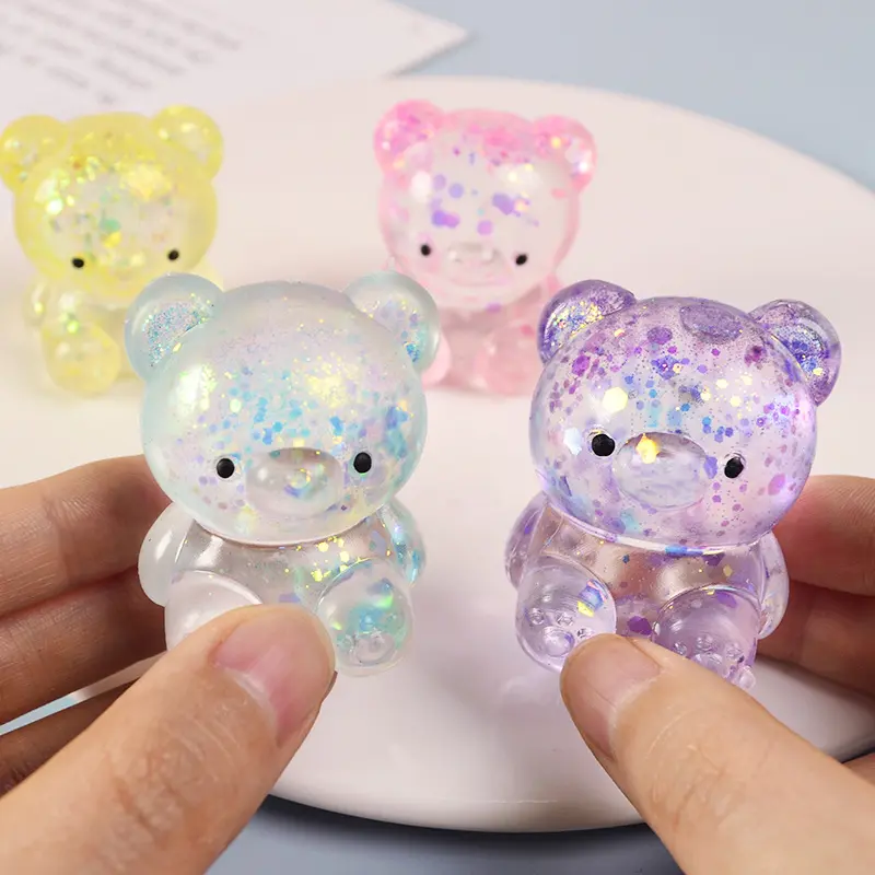 网红极光解压发泄球慢回弹捏捏乐超萌儿童可爱减压玩具