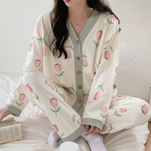 月子服套装薄款孕妇睡衣哺乳期