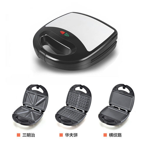 可替换烤盘三机华夫机牛排机烤