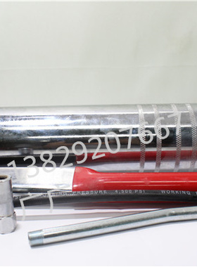 出售贴片机SMT手动黄油枪注油器 400g支装油脂单用大油枪红色手柄