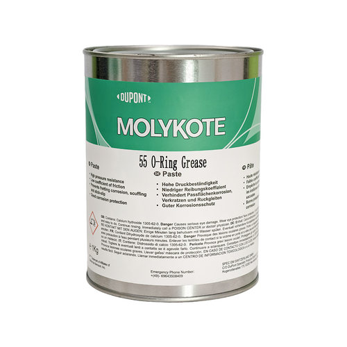 Molykote 55 O-Ring 硅基润滑脂 1KG 气动液压密封圈阀门密封脂