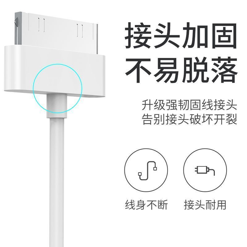 4s充电线ipad2\3数据线iPhone4充电器touch快充iPod宽口通用苹果图片