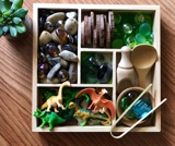 Реджи Ова Уолдфу Монтессори Раннее обучение ящик для мытья трейка