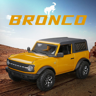 美驰图正版 2021烈马Bronco 合金车模型摆件汽车福特1 Badlands