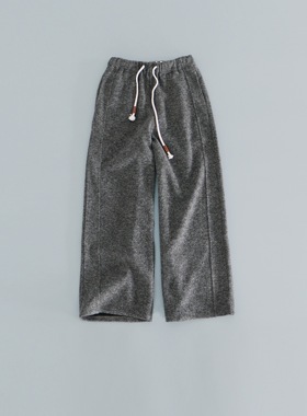 Ohh Cake Vega维加 羊毛加绒针织裤 | 日常休闲 舒适显瘦直筒长裤