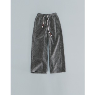 Ohh Cake Vega维加 羊毛加绒针织裤 | 日常休闲 舒适显瘦直筒长裤