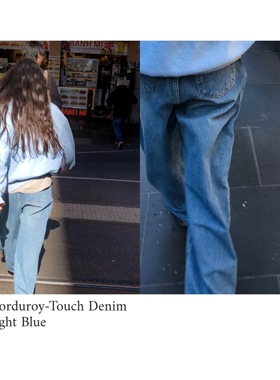 Ohh Cake Moss莫斯 显瘦直筒牛仔裤 | 复古百搭长裤 不费力的松弛