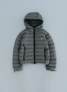 Ohh Cake Daria达里娅 鹅绒绗缝短款羽绒服 | 轻盈保暖 连帽外套