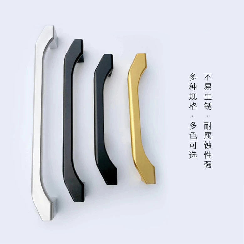 铝合金重型门拉手推拉门拉手移门把手大门厨房阳台明装金色黑色_虎窝淘