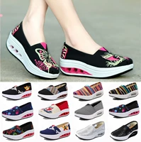 Mùa xuân và mùa thu Giày Bắc Kinh cũ Giày vải của phụ nữ Giày đế bệt - Plimsolls giầy puma nữ