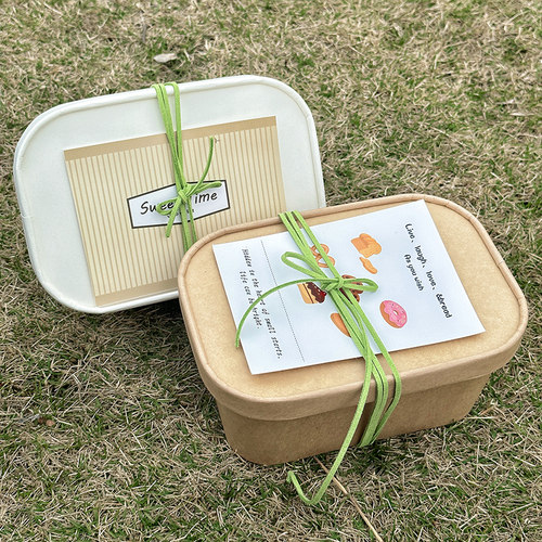 一次性打包盒牛皮纸包装盒