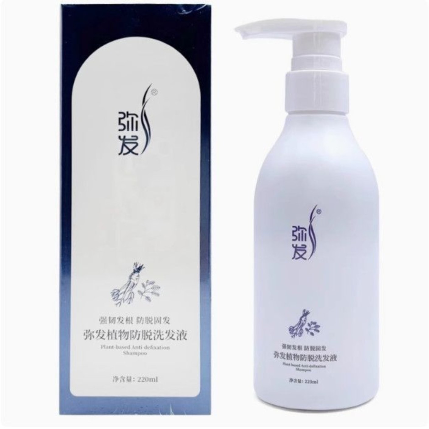 弥发嘉韵植物防脱洗发防脱预防脱发营养毛发有助于头发生长220ml