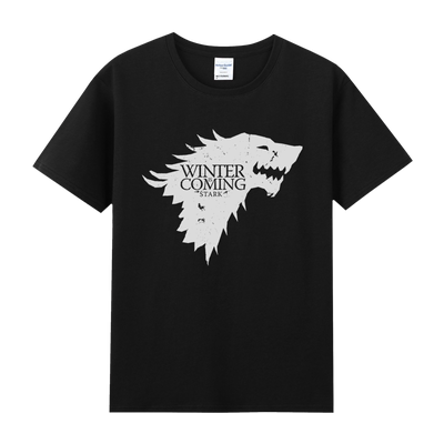 纯棉圆领冰与火之歌家族短袖T恤