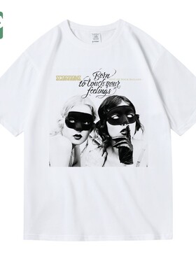 重金属Scorpions蝎子乐队摇滚乐团周边圆领套头T恤夏纯棉男女短袖