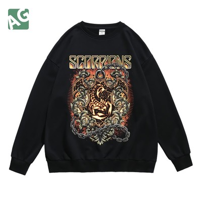 潮流青春流行套头圆领卫衣