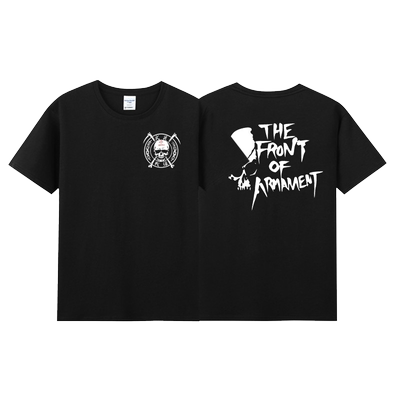 日式动漫铃兰乌鸦热血高校武装战线周边纯棉短半袖T恤男女夏季