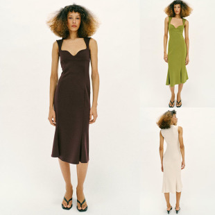 无袖 心形领收腰连衣裙 5584264 2026夏季 712 女装 700 500 新品