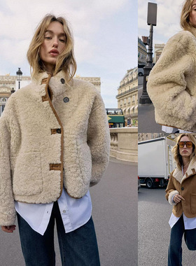 2025冬季新品 女装 时尚甜美百搭双面两面穿夹克外套 6318254 704