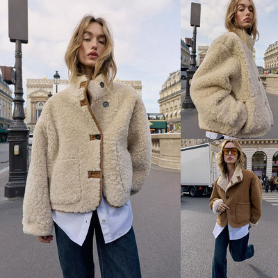 2025冬季新品 女装 时尚甜美百搭双面两面穿夹克外套 6318254 704