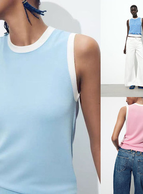 2025夏季新品 女装 甜美基础简约针织背心 8851002 044 046 104