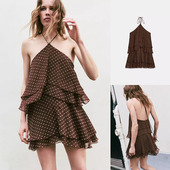 时尚 女装 波点叠层装 饰挂脖领连衣裙 747 2026夏季 4661311 新品