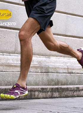 Vibram五指鞋男赤足健身马拉松训练跑姿 专业跑步鞋轻便耐磨VRUN