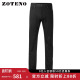 小脚裤 直筒修身 子男款 长裤 ZOTENO A3H011 左天奴黑色破洞牛仔裤
