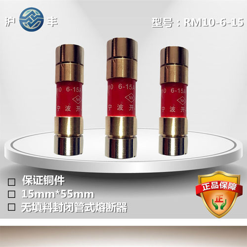 封闭管式熔断器RM10 6-15A （6A-15A) 250V 保险丝RM10需询价下单