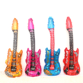 婚庆生日婚礼玩具节日装 饰布置派对道具充气棒打击棒铝膜吉他气球