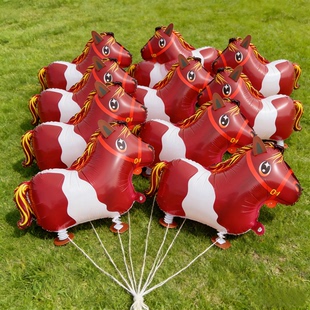 2026年走路小马造型气球儿童生日小礼物毕业公司团建活动游戏道具