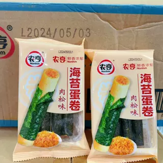 农亨拌饭海苔系列原味、肉松、果蔬 海苔卷系列咸蛋黄、肉松5选一